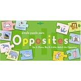 eeBoo Opposites Simple Puzzle Pairs