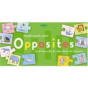 eeBoo Opposites Simple Puzzle Pairs