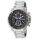 Seiko Mens Flight Computer Silver-Tone Watch #SNAD05 by Seiko