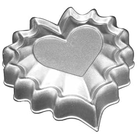 Fat Daddio's Cast Aluminum Petite Heart Pan by Fat Daddio's