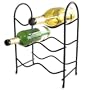 Spectrum 48210 Metro Wine Rack, 6-Bottle, Black