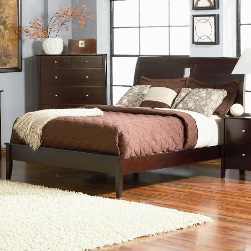 6PC Contemporary California King Platform Bed Set