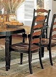 Set of 2 Longoria Collection Solid Hardwood Dining Chairs