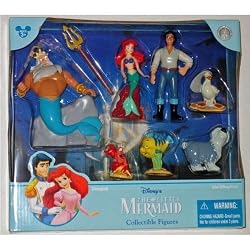 Disney The Little Mermaid (Ariel) Poseable Figurine Figure Set