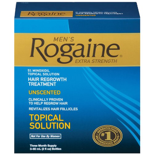 Men s Rogaine Hair Regrowth Treatment, Extra Strength - 3 Month Supply