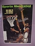 Kareem Abdul Jabbar Autographed February 19, 1973 Sports Illustrated Magazine Professionally Matted Cover 11 X 14 Size Ready To Frame