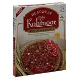 Kohinoor Heat & Eat Curries, Pindi Chana Masala, 10.5-Ounce Boxes (Pack of 10)
