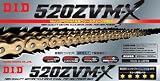 ∽カット済み DIDシールチェーン520ZVM-X-98L《ゴールド》カシメ･ジョイント／DUCATI (583cc) 600 SS(AFTER 01853)【年式95-97】