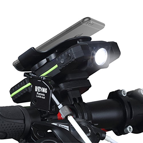 LOPOO X2 Bike Light Front 180 Lumen, 3 in 1 Power Bank (5400mAh) / Phone Holder (Universal for Android and iOS Mobile Phones)