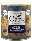 Big Train Low Carb Blended Ice Caramel Latte Mix 1.98 lb can