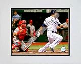 Carlos Pena Game Two of the 2008 MLB World Series Double Matted 8 x 10 Photograph (Unframed)
