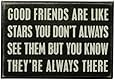 Primitives By Kathy Box Sign, Good Friends