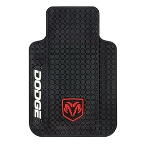 Dodge-Ram-Logo-Trim-To-Fit-Molded-Front-Floor-Mats-Set-of-2