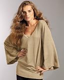 Newport News : Shape fx Metallic control-band tunic sweater|