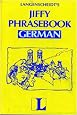 Jiffy Phrasebook German (Book Only) (English and German Edition)