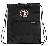 FSU Florida State Seminoles Logo Embroidered Cinch Backpack