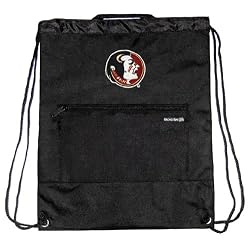 FSU Backpack Cinch Drawstring Style Florida State University Draw String Back Pack Bag- For Boys Girls Students or Adults