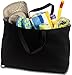 Joe's USA Jumbo Tote Bag a Sturdy 10-ounce Cotton Oversized Tote Bag