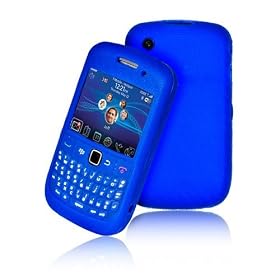 Supergets High Quality Keypad Silicone Case For Blackberry Curve 9300 / 8520 Include Screen Protector And Polishing Cloth