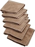 DII Home Essentials Microfiber Kitchen Cloth, Taupe, Set of 6