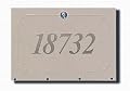 Architectural Mailboxes 5108P Coronado, Bellevue, Oasis, Oasis Jr. Mailbox - Custom Front Lettering (Pewter)
