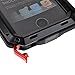 iPhone 6 plus / 6s Plus Case,Tomplus Shockproof Dust/Dirt/Snow Proof Aluminum Metal Gorilla Glass Protection Case Cover for Apple iPhone 6 Plus/iPhone 6s Plus 5.5