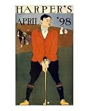 Harpers Vintage Golf - Artist: Harpers Magazine - Art Print Poster Size: 17.00 by 21.00 inches