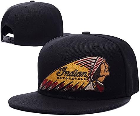 Indian Motorcycle Logo Adjustable Snapback Embroidery Hats Caps