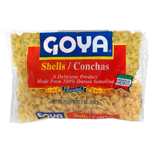 Goya Pasta, Shells, 7-Ounce Packages (Pack of 20) by Goya Foods Inc