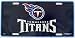 LP - 697 Tennessee Titans NFL Football License Plate - 0301M