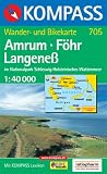 Kompass Karten, Amrum, F�hr, Langeness im Nationalpark Schleswig-Holsteinisches Wattenmeer: Wanderkarte. Im Nationalpark Schleswig-Holsteinisches Wattenmeer - 