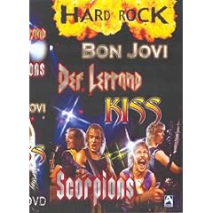 Coffret Hard rock : Bon Jovi / Kiss / Def Leppard / Scorpions - Coffret 4 DVD