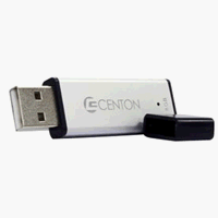 Centon DataStick Pro 4 GB USB 2.0 Flash Drive DSP4GB-007 Grey