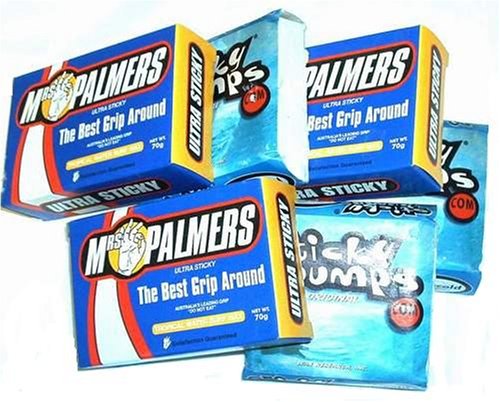 Mrs. Palmers and Sticky Bumps Surf Wax Combo 6 Pack