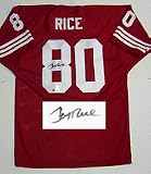Jerry Rice San Francisco 49ers Authentic NFL Autographed Throwback Jersey