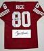 Jerry Rice San Francisco 49ers Authentic NFL Autographed Throwback Jersey