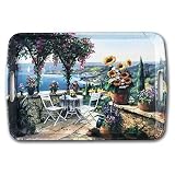 Mebel Terrace Cafe Tray, 17.5-Inch x 11.75-Inch