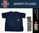 Illinois Fighting Illini Scrub Style Top from GelScrubs