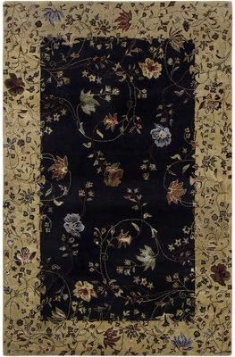 Zoe Design Ebony, Hand-Tufted Rug Rug Size: 2' x 3'
