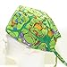 S1FM! Men's Scrub Cap, Teenage Mutant Ninja Turtles, Handmade, Double Cotton