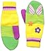 Kidorable Green/Yellow Soft Acrylic Fairy Mittens for Girls With Fun Fairy Wings
