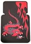 Red Fire Dragon Universal-Fit Molded Front Floor Mat - Set of 2