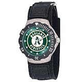 MLB Men's MDV-OAK Agent Series Oakland Athletics Velcro Watch