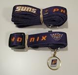 Phoenix Suns Pet Accessories Set - Medium (6' Leash, Collar, and ID Tag)