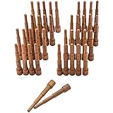 Miller Dowels, Walnut, size 1x, 40 Pack
