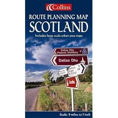 Collins Route Planning Map of Scotland (Map)