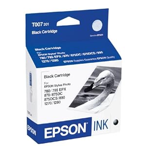 Epson T007201 Black Inkjet Printer Cartridge