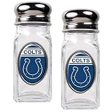 NFL Indianapolis Colts Salt and Pepper Shaker Set with Crystal Coat