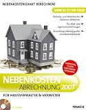 Eigenschaften Franzis Buch & Software Verlag  / Nebenkosten Abrechnung 2007
