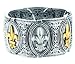 Sterling Silver and 18K Gold Overlay Bracelet - Phillip Gabriel Collection